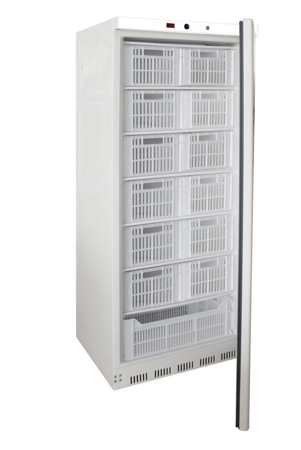 armoire réfrigérée blanche 600 litres négative +13 paniers