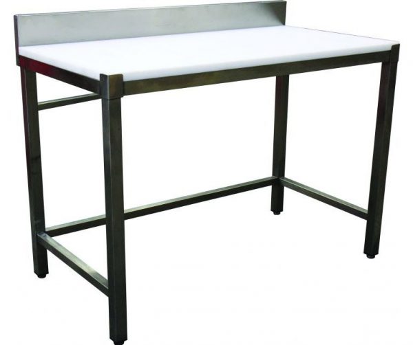 table de découpe adossée soudée L1400-L700